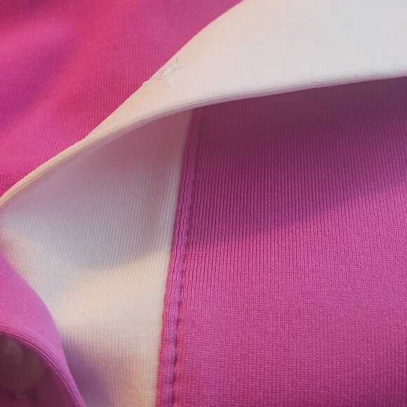 Excellent Condition NIKE Bright Pink and White Golf Set Skort and Top - Picture 2 of 4